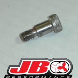 Metal bolt with JBO Performance logo.