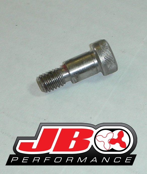 Metal bolt with JBO Performance logo.