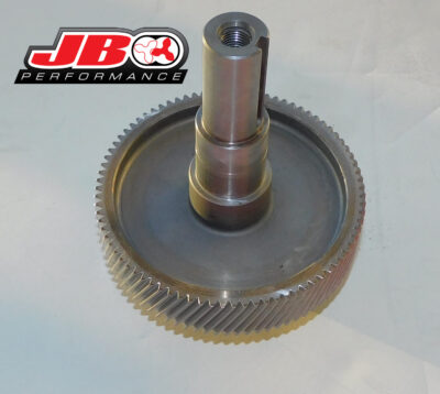 Metal gear with JB Performance logo.